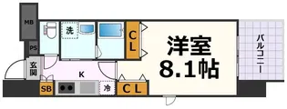 パルティール神宮南【10階】の間取り