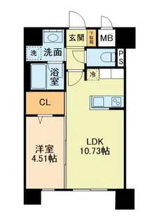 Prime蓮台寺【8階】の間取り