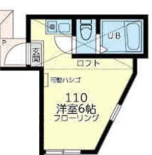 ユナイト黄金町アクトンストリート【1階】の間取り