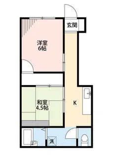 ブルーウッド草加【1階】の間取り