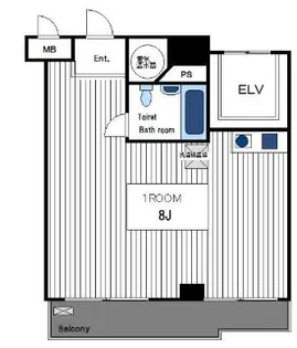 ライオンズマンション石川町第2【8階】の間取り