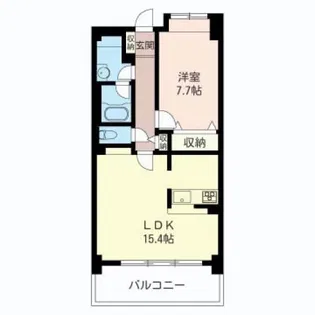ラ・メゾン等々力【3階】の間取り