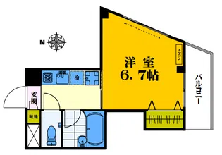ヴィラ目白学園【1階】の間取り