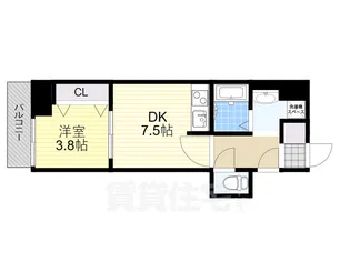 MAT OSAKA NAGARA【2階】の間取り