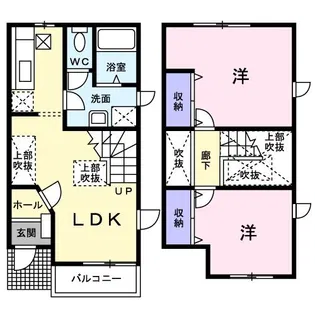 セルカ淀川【1階】の間取り