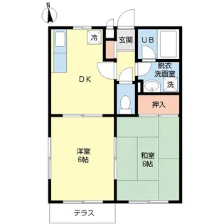 アネシスB棟【1階】の間取り