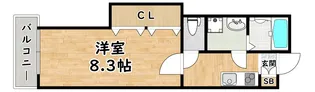 クレア大和田【2階】の間取り