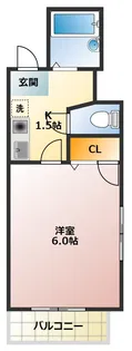 エイブルハウス【4階】の間取り
