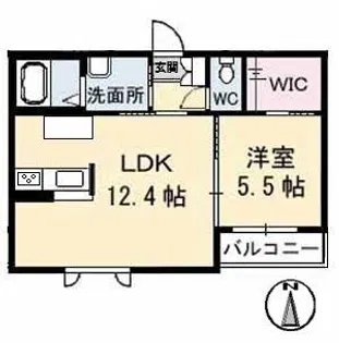 ラ・パルテール今在家【2階】の間取り