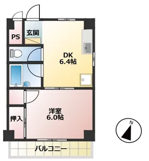 サンケイ第二ビル【5階】の間取り