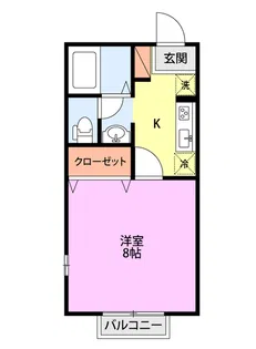 スタヴュライズベル A棟【2階】の間取り