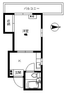 サンドエル【3階】の間取り
