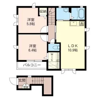 エターナルA【2階】の間取り