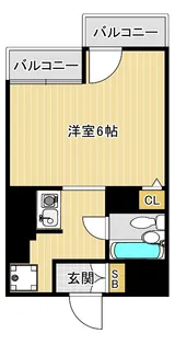 東京都世田谷区経堂1【マンション】の間取り