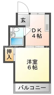 中川マンション【1階】の間取り