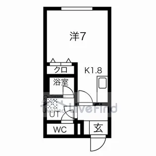 ミラネーゼ 大通東 南館【1階】の間取り