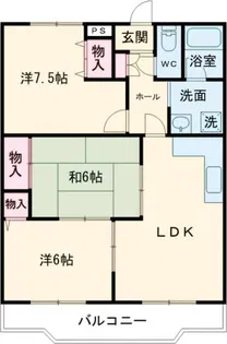 ブリックハウス【4階】の間取り