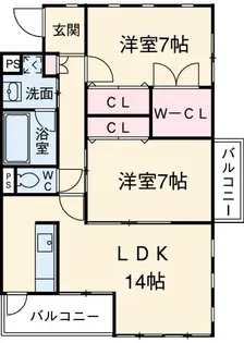 ベルフォート【2階】の間取り