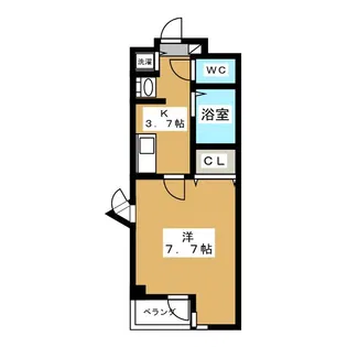 サワーノーブル【3階】の間取り