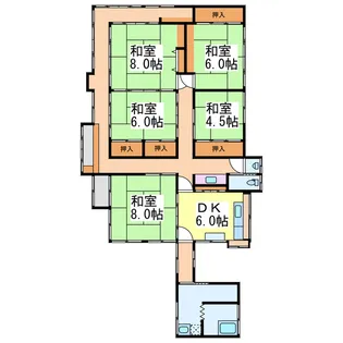 熊本県八代市坂本町百済来下【一戸建】の間取り