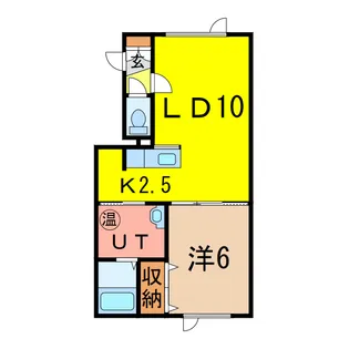 Leaf(神楽)【1階】の間取り