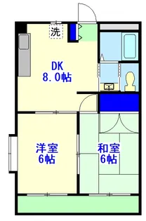 千葉県市川市新井3【アパート】の間取り
