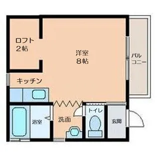 ル・ヴァン【1階】の間取り