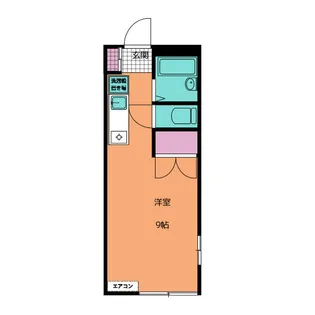 ヒルズアイザワ【1階】の間取り