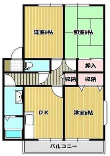 サンハイツ春日【2階】の間取り