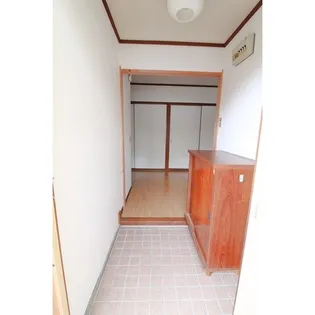 コーポスミ【1階】の玄関