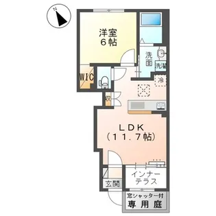 メゾン・フレグランス【1階】の間取り