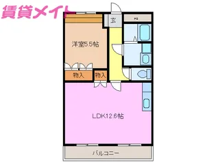 エスポワール【1階】の間取り