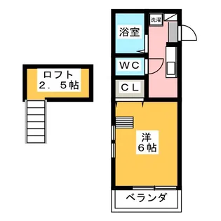 カーサ・エストレーラ【2階】の間取り