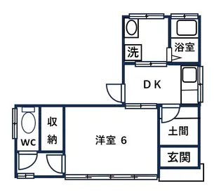 茨城県小美玉市川戸【一戸建】の間取り