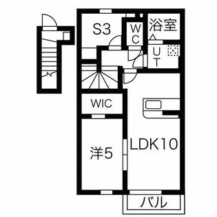 EAST VILLAGE II棟【2階】の間取り