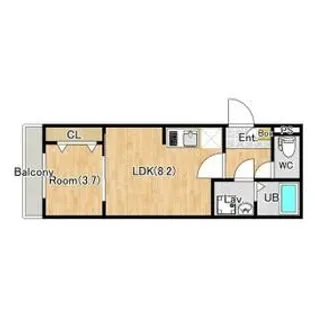 ジーメゾンリトスメラン北春日部【2階】の間取り