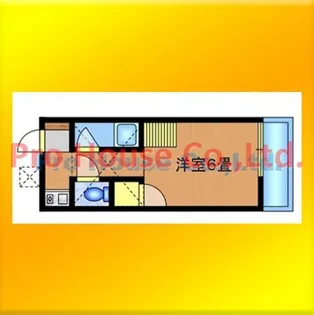 ハイツポストサイド【2階】の間取り