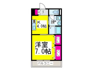 CREATE彩【10階】の間取り