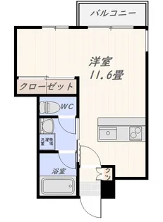 CoConBLD quatorze(ココンビル キャトールズ)【2階】の間取り