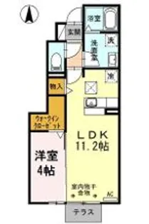 SERENOIII【1階】の間取り
