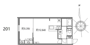 東京都世田谷区上北沢4【マンション】の間取り