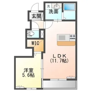 アローラ石垣【1階】の間取り