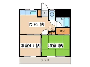 ハイムアルナ【1階】の間取り