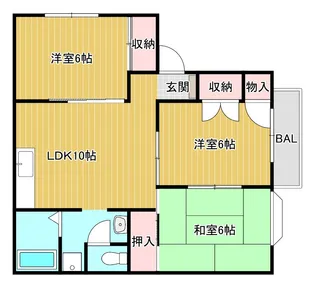ファミール1【2階】の間取り