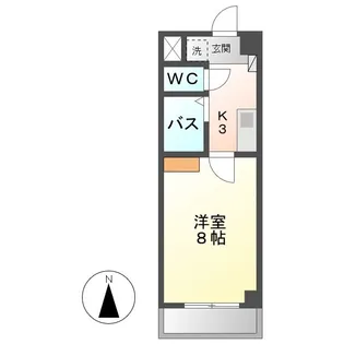 フェリークジュール【2階】の間取り