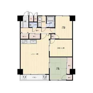 レジデンス アザレア【2階】の間取り