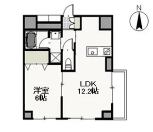 アーバン富田町【6階】の間取り