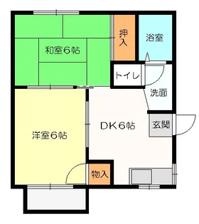 リバーサイドヒル【2階】の間取り