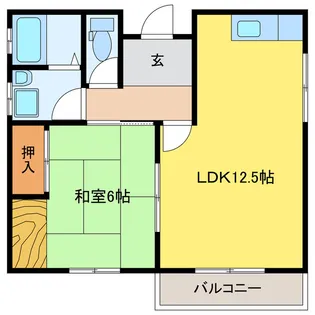 ジ・フォレスト【2階】の間取り