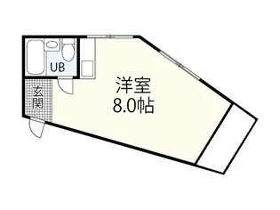 アスプロパラティII【2階】の間取り